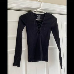 Free people long sleeve shirt